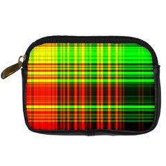 Line Light Neon Red Green Digital Camera Cases