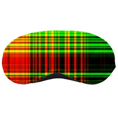 Line Light Neon Red Green Sleeping Masks