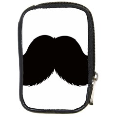 Mustache Owl Hair Black Man Compact Camera Cases