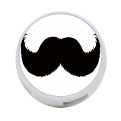 Mustache Owl Hair Black Man 4-port Usb Hub (one Side)