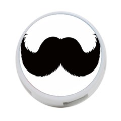 Mustache Owl Hair Black Man 4-port Usb Hub (two Sides)  by Mariart