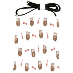 Insulated Owl Tie Bow Scattered Bird Shoulder Sling Bags