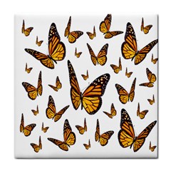 Butterfly Spoonflower Tile Coasters