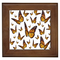 Butterfly Spoonflower Framed Tiles