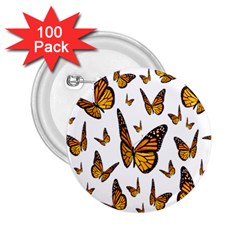 Butterfly Spoonflower 2 25  Buttons (100 Pack) 