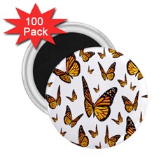 Butterfly Spoonflower 2 25  Magnets (100 Pack) 