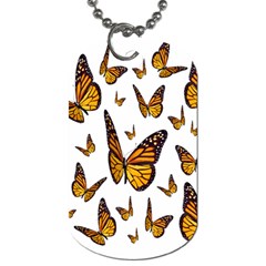 Butterfly Spoonflower Dog Tag (one Side)