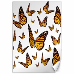 Butterfly Spoonflower Canvas 12  X 18   by Mariart