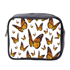 Butterfly Spoonflower Mini Toiletries Bag 2-side by Mariart