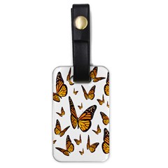 Butterfly Spoonflower Luggage Tags (one Side)  by Mariart