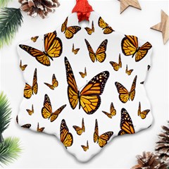 Butterfly Spoonflower Ornament (snowflake) by Mariart