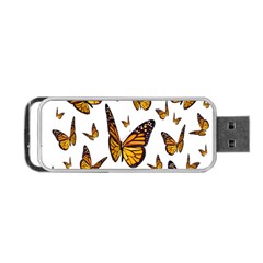 Butterfly Spoonflower Portable Usb Flash (one Side) by Mariart