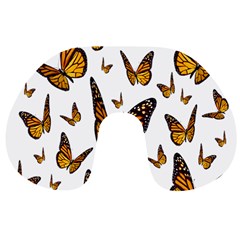 Butterfly Spoonflower Travel Neck Pillows by Mariart