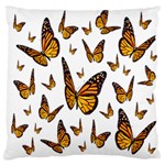 Butterfly Spoonflower Large Flano Cushion Case (Two Sides) Front