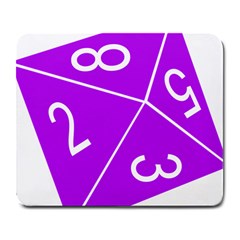 Number Purple Large Mousepads by Mariart