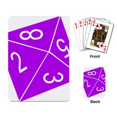 Number Purple Playing Card by Mariart