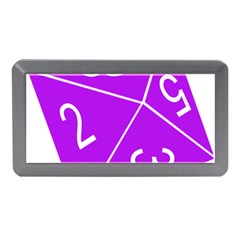 Number Purple Memory Card Reader (mini) by Mariart