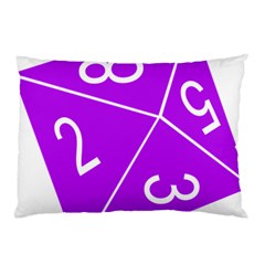 Number Purple Pillow Case (two Sides)