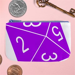 Number Purple Large Coin Purse by Mariart