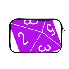 Number Purple Apple Macbook Pro 13  Zipper Case by Mariart