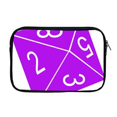 Number Purple Apple Macbook Pro 17  Zipper Case