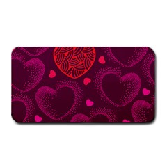 Love Heart Polka Dots Pink Medium Bar Mats