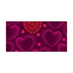 Love Heart Polka Dots Pink Yoga Headband