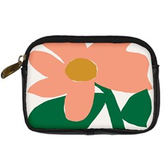 Peach Sunflower Flower Pink Green Digital Camera Cases by Mariart