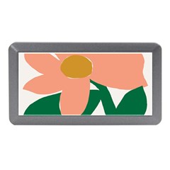 Peach Sunflower Flower Pink Green Memory Card Reader (mini)