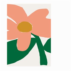 Peach Sunflower Flower Pink Green Large Garden Flag (two Sides)