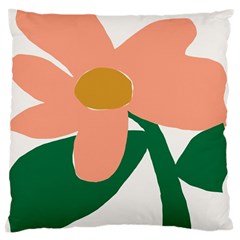 Peach Sunflower Flower Pink Green Large Cushion Case (one Side)