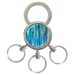 Line Tie Dye Green Kaleidoscope Opaque Color 3-ring Key Chains by Mariart