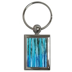 Line Tie Dye Green Kaleidoscope Opaque Color Key Chains (rectangle)  by Mariart