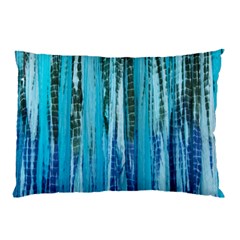 Line Tie Dye Green Kaleidoscope Opaque Color Pillow Case (two Sides)