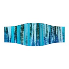 Line Tie Dye Green Kaleidoscope Opaque Color Stretchable Headband