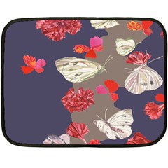 Original Butterfly Carnation Fleece Blanket (mini)