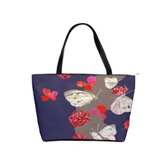 Original Butterfly Carnation Shoulder Handbags by Mariart