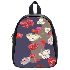 Original Butterfly Carnation School Bags (small)  by Mariart