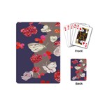 Original Butterfly Carnation Playing Cards (Mini)  Back