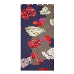 Original Butterfly Carnation Shower Curtain 36  X 72  (stall)  by Mariart