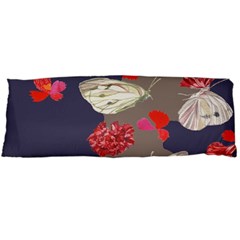 Original Butterfly Carnation Body Pillow Case (dakimakura) by Mariart