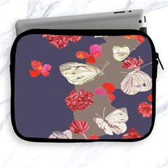 Original Butterfly Carnation Apple Ipad 2/3/4 Zipper Cases by Mariart