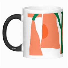 Portraits Plants Carrot Polka Dots Orange Green Morph Mugs