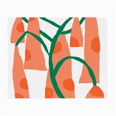 Portraits Plants Carrot Polka Dots Orange Green Small Glasses Cloth by Mariart