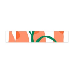 Portraits Plants Carrot Polka Dots Orange Green Flano Scarf (mini) by Mariart