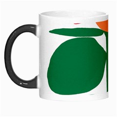 Portraits Plants Sunflower Green Orange Flower Morph Mugs by Mariart