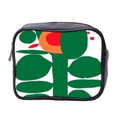 Portraits Plants Sunflower Green Orange Flower Mini Toiletries Bag 2-side by Mariart