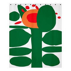 Portraits Plants Sunflower Green Orange Flower Shower Curtain 60  X 72  (medium)  by Mariart