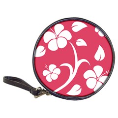 Pink Hawaiian Flower White Classic 20-cd Wallets