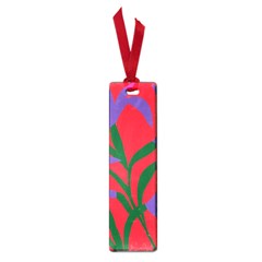 Purple Flower Red Background Small Book Marks by Mariart